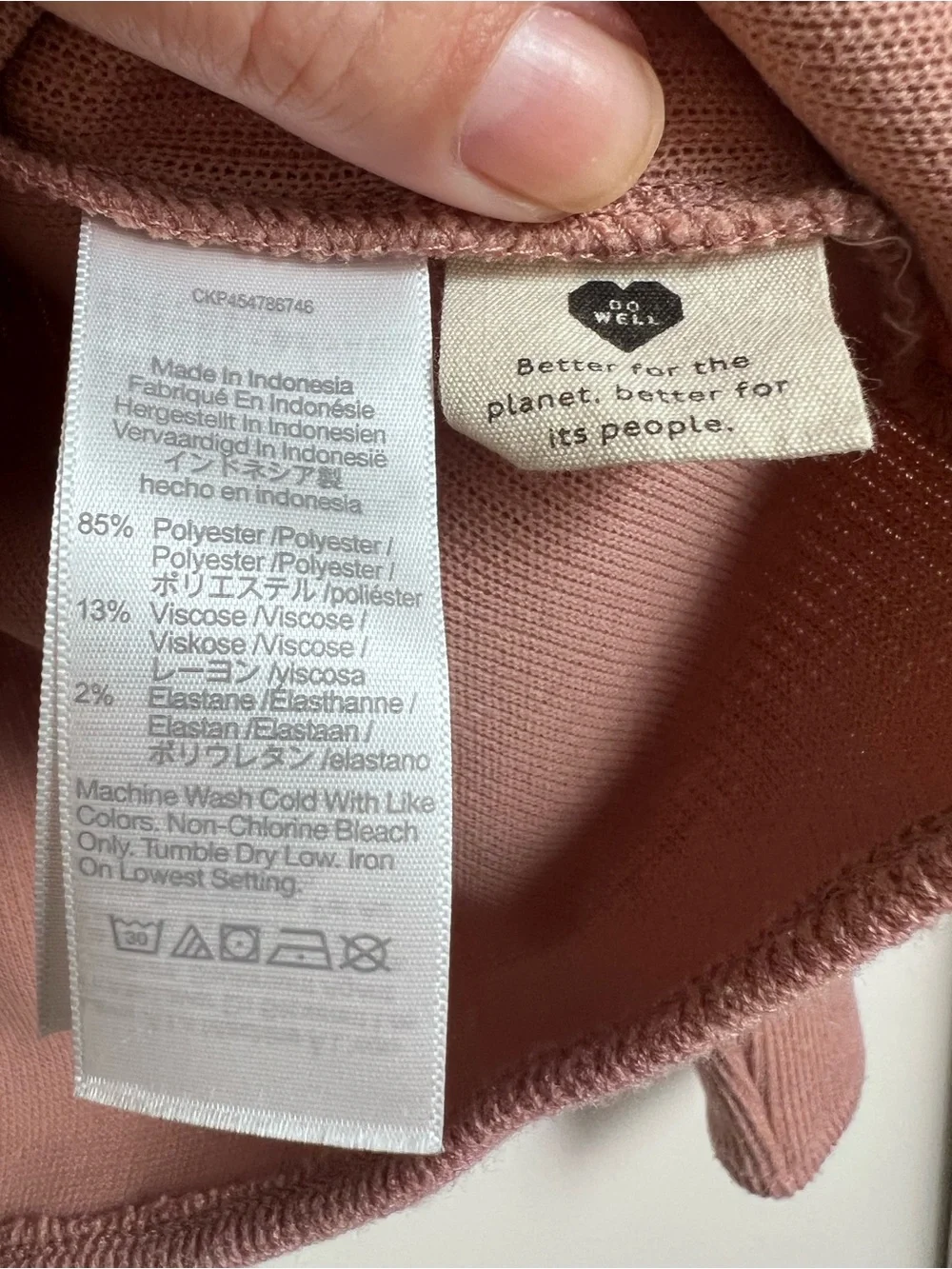 Madewell S Dusty Rose Square Neck Balloon Sleeve Ribbed Knit Top